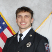 Firefighter Gavin Huber